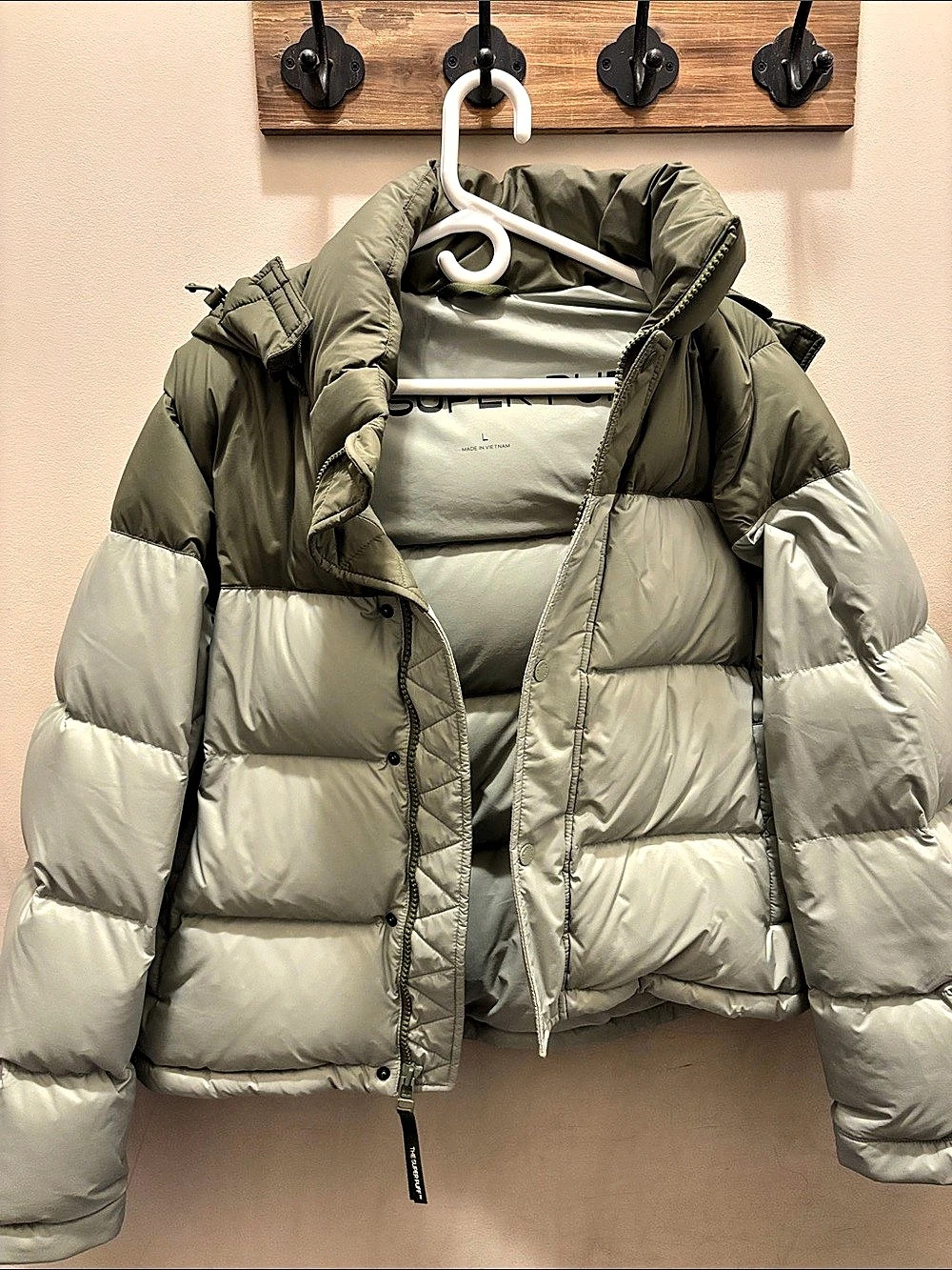 Aritzia The Super Puff™ Shorty Puffer Jacket Green Large